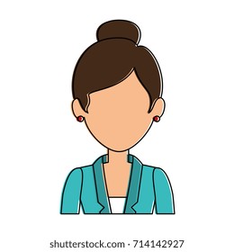 beautiful businesswoman avatar character
