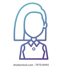 beautiful businesswoman avatar character