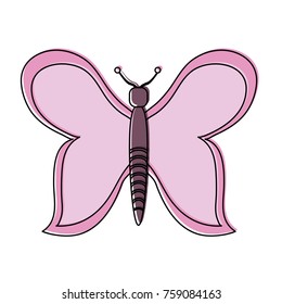Beautiful buttefly symbol