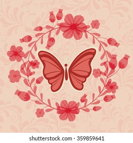 beautiful butterflies design 