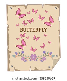 beautiful butterflies design 