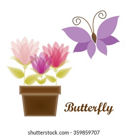 beautiful butterflies design 