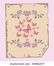 beautiful butterflies design 