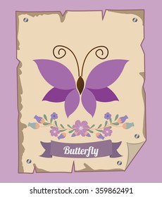 beautiful butterflies design 