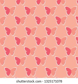 Beautiful butterflies seamless pattern. abstract animal background. multicolored. modern design. vector illustration. trendy vector design