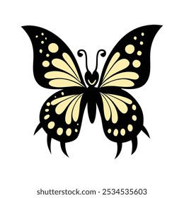 A Beautiful Butterflies silhouette icon