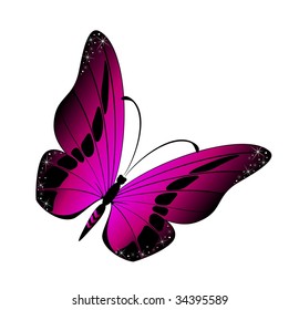 Beautiful Butterfly Stock Vector (Royalty Free) 34395589 | Shutterstock