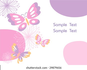 Beautiful Butterfly abstract vector