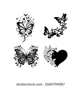 Beautiful butterfly with delicate wings, symbolizing transformation, freedom, nature, elegance, and grace in a vibrant design.