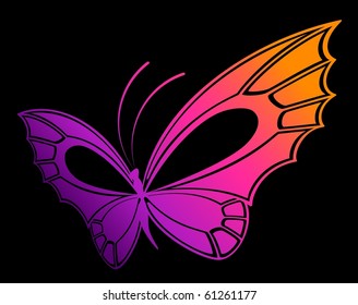 beautiful butterfly for a design