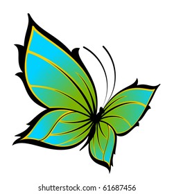 beautiful butterfly for a design