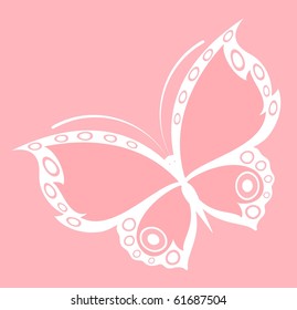 beautiful butterfly for a design