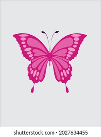 Beautiful Butterfly Design By Line Art