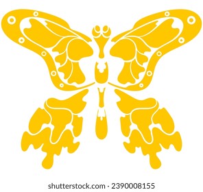 Beautiful butterfly flying . vector illustration