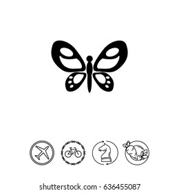 Beautiful Butterfly Icon