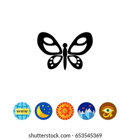 Beautiful Butterfly Icon