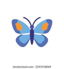 Beautiful butterfly icon perfect for nature-themed designs.