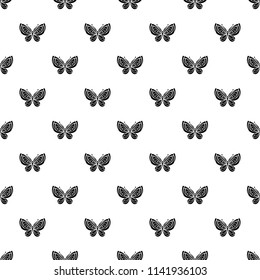 Beautiful butterfly icon in simple style isolated on white background. Insect symbol