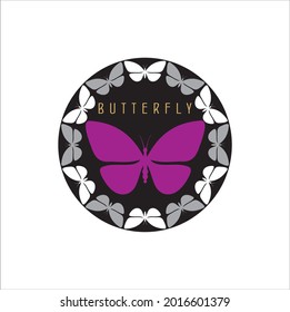 beautiful butterfly icon that can be used according to the designer's needs