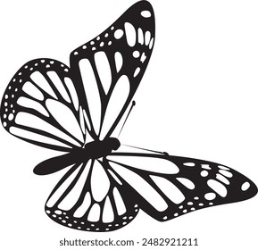 Beautiful butterfly illustration in vector format