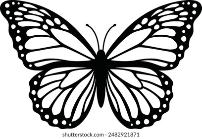 Beautiful butterfly illustration in vector format