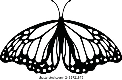 Beautiful butterfly illustration in vector format