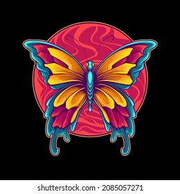 Beautiful Butterfly Illustration for your business or merchandise