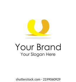 beautiful butterfly initial premium logo 
