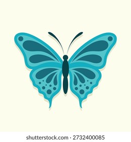 Beautiful butterfly. Insect vector illustration.