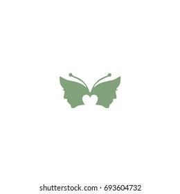 beautiful butterfly logo