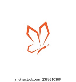 Beautiful butterfly logo and symbol template vector icon illustration