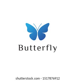 beautiful butterfly logo.modern design.vector illustration concept