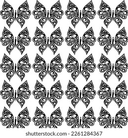 its a beautiful butterfly pattern 