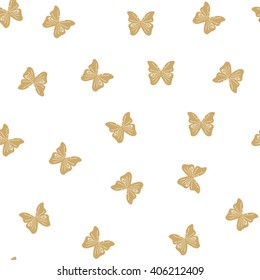 Beautiful Butterfly Pattern. Vector illustration. Vector butterflies pattern. Abstract seamless background. Butterfly Seamless Pattern. Seamless Background with white butterflies. Vector eps10