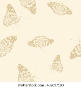  beautiful butterfly seamless pattern