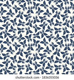 Beautiful Butterfly Seamless Pattern. Stylish black and white backgroung with butterflies. Ornate wallpaper for your print or web design, fabric, wrapping paper. EPS 8 vector.