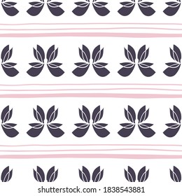 Beautiful Butterfly Seamless Pattern. Stylish backgroung with butterflies silhouette. Cute wallpaper for your print or web design, fabric, wrapping paper. EPS 8 vector.