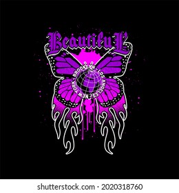 beautiful butterfly street style vintage fashion