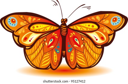 beautiful butterfly vector for design