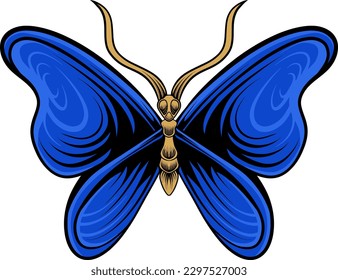 beautiful butterfly vector design for elements, color editable