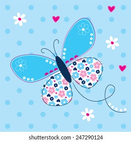 beautiful butterfly vector illustration
