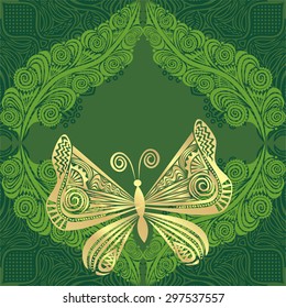 Beautiful butterfly vector illustration