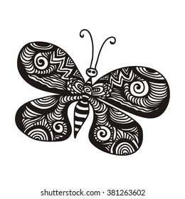 Beautiful butterfly vector illustration