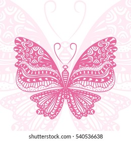 Beautiful butterfly. Vector illustration.
