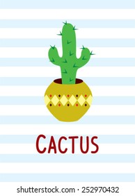 beautiful cactus illustration