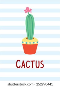 beautiful cactus illustration