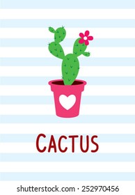 beautiful cactus illustration