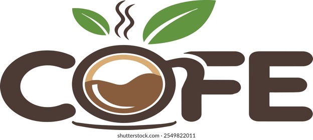 A Beautiful Cafe Logo for Coffee shop