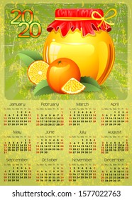 beautiful calendar 2020, calendar design printable