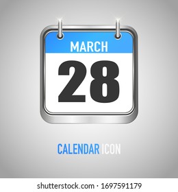 Beautiful calendar. Date, day, month. Vector illustration background for reminder, app, UI, event, holiday, office document, icon and logo. isolated flat object and symbol. from year collection